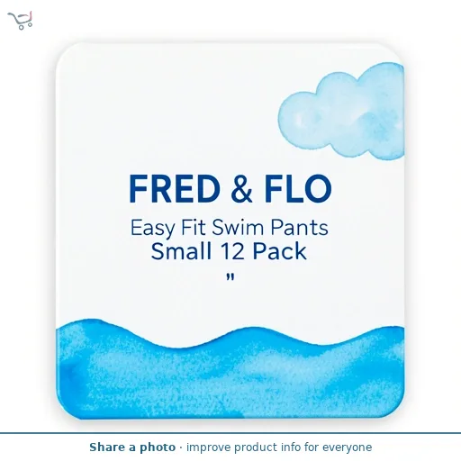 Fred & Flo Easy Fit Swim Pants Small 12 Pack