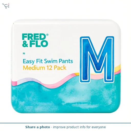 Fred & Flo Easy Fit Swim Pants Medium 12 Pack