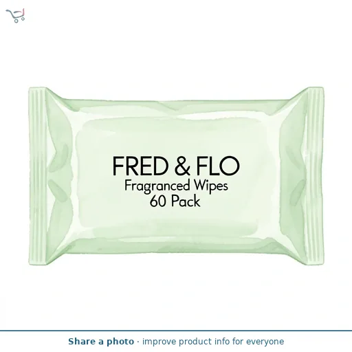 Fred & Flo Fragranced Wipes 60 Pack