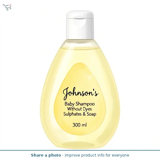 Johnson's Baby Shampoo Without Dyes Sulphates & Soap 300 ml