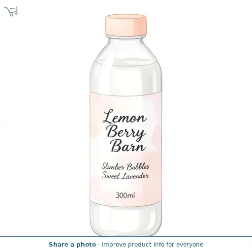 Lemon Berry Barn Slumber Bubbles Sweet Lavender 300ml