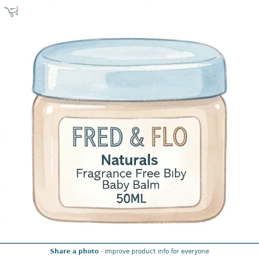 Fred & Flo Naturals Fragrance Free Baby Balm 50Ml