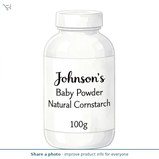 Johnson's Baby Powder Natural Cornstarch 100g