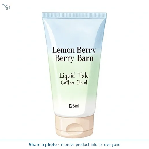 Lemon Berry Barn Liquid Talc Cotton Cloud 125ml
