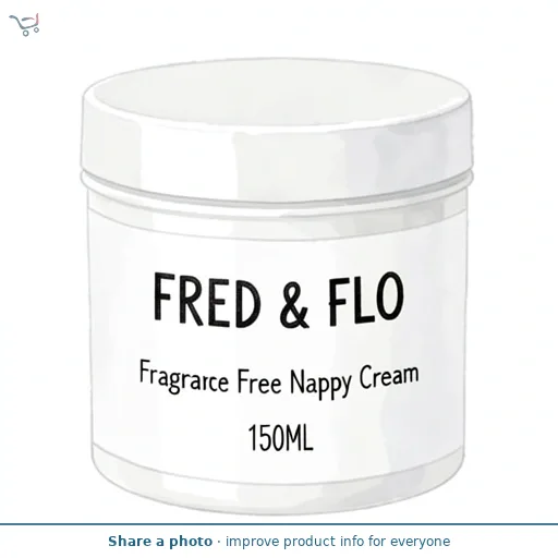 Fred & Flo Fragrance Free Nappy Cream 150Ml