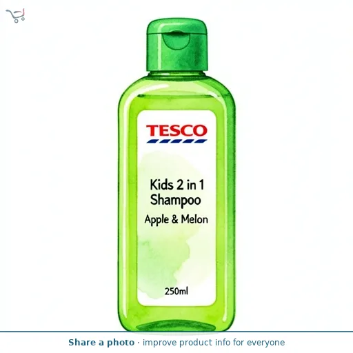 Tesco Kids 2 in 1 Shampoo - Apple & Melon 250ml
