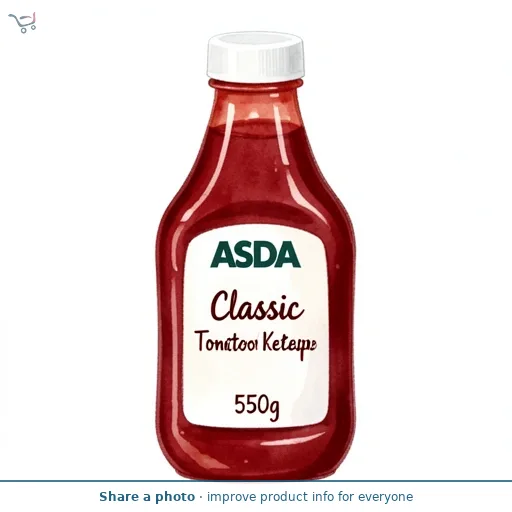 ASDA Classic Tomato Ketchup 550g