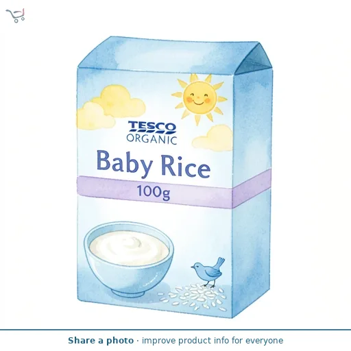 Tesco Organic Baby Rice 100g