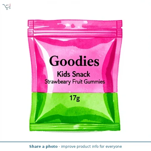 Goodies Strawberry Fruity Gummies 17g