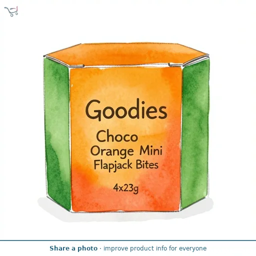 Goodies Choco Orange Mini Flapjack Bites 4x23g