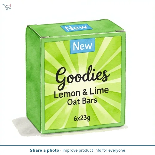 Goodies Lemon & Lime Oat Bars 6x23g