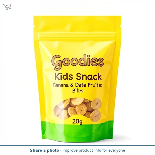 Goodies Kids Snack Banana & Date Fruit Bites 20g