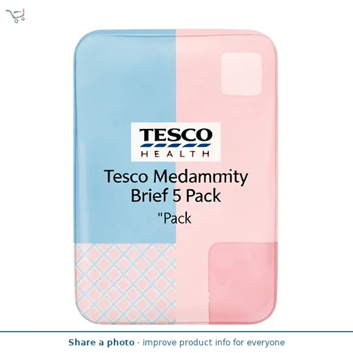 Tesco Medium Maternity Brief 5 Pack