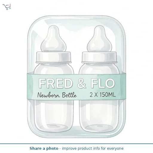 Fred & Flo Newborn Bottle 2 X 150Ml