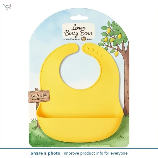 Lemon Berry Barn Catch It Bib