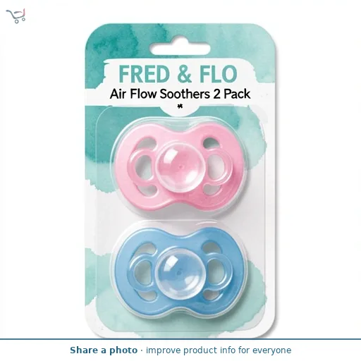 Fred & Flo Air Flow Soothers 2 Pack