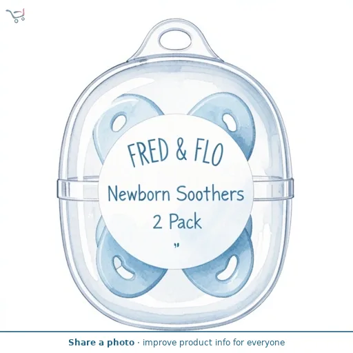 Fred & Flo Newborn Soothers 2 Pack