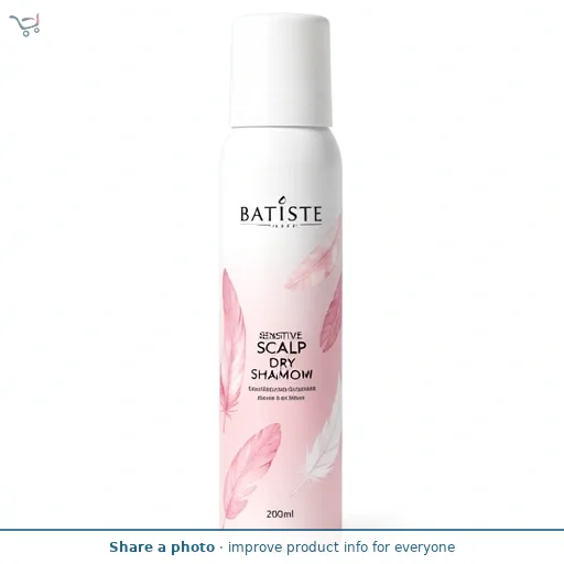 Batiste Sensitive Scalp Lightly Fragranced Dry Shampoo   200ml