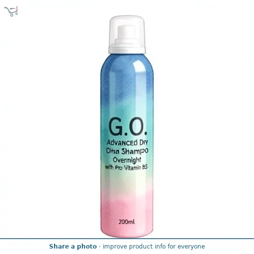 G.O. Advanced Dry Shampoo Overnight with Pro Vitamin B5 200ml
