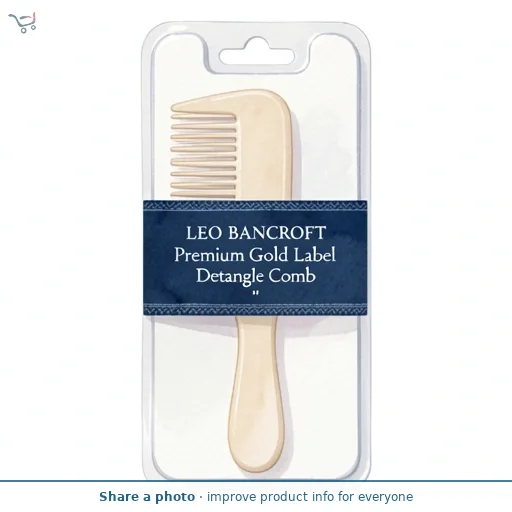 Leo Bancroft Premium Gold Label Detangle Comb