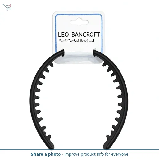 Leo Bancroft Plastic Toothed Headband