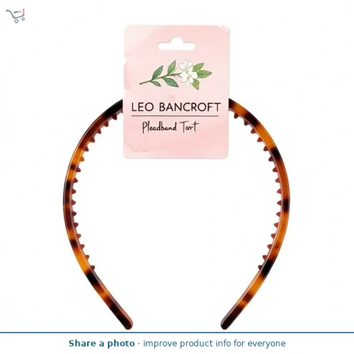 Leo Bancroft Plastic Headband Tort.
