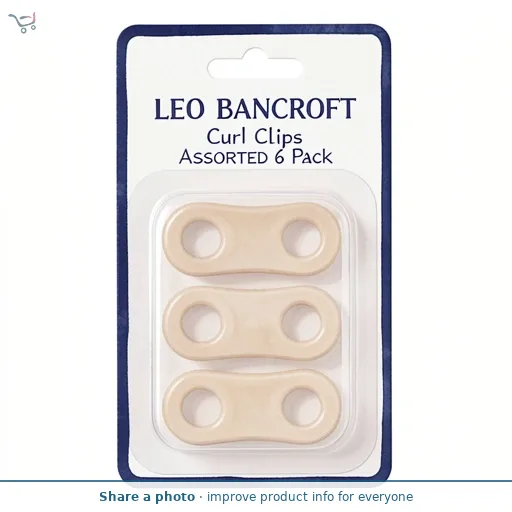 Leo Bancroft Curl Clips Assorted 6 Pack