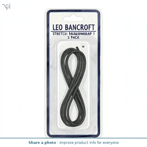 LEO BANCROFT STRETCH HEADWRAP 3 PACK