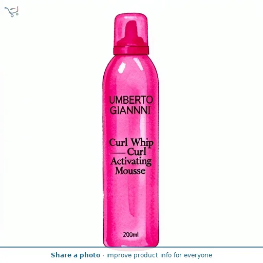 Umberto Giannini Curl Whip Curl Activating Mousse 200ml