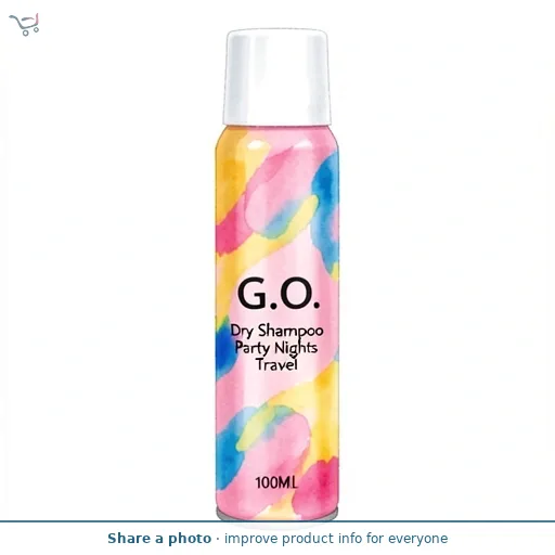 G.O. Dry Shampoo Party Nights Travel 100Ml