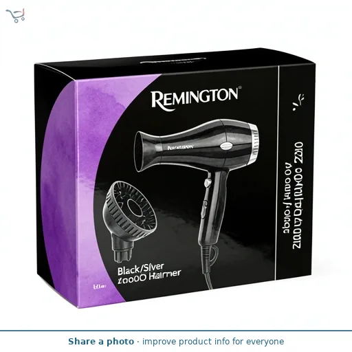 Remington Black/Silver Ionic Dry 2200 Hairdryer 