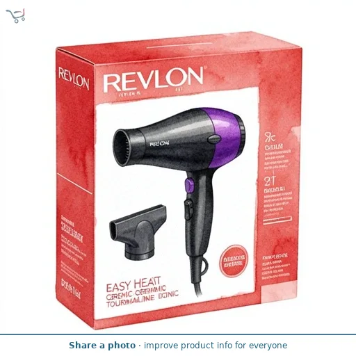 Revlon Easy Heat Ceramic Tourmaline Ionic Hair Dryer
