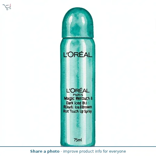 L'Oreal Paris Magic Retouch Temporary Instant Grey Root Concealer Spray Dark Iced Brown