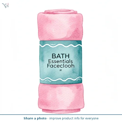 Bath Essentials Facecloth
