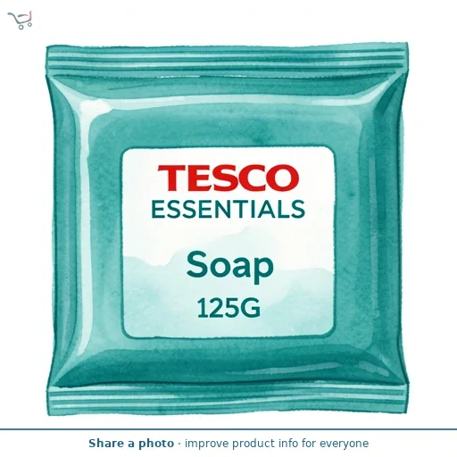 Tesco Essentials Soap 125G