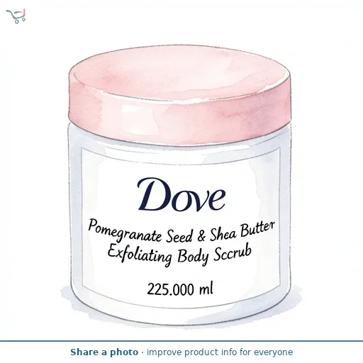 Dove Pomegranate Seed & Shea Butter Exfoliating Body Scrub 225ml