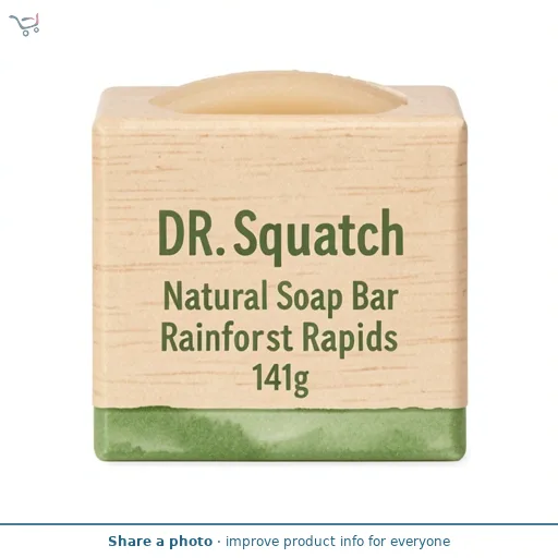 DR. Squatch Natural Soap Bar Rainforest Rapids 141g