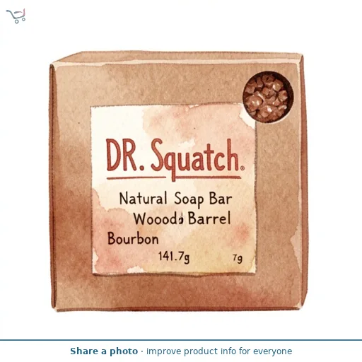 DR. Squatch Natural Soap Bar Wood Barrel Bourbon 141.7g