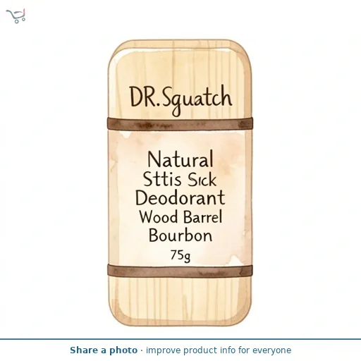 Dr Squatch Wood Barrel Bourbon Deodorant