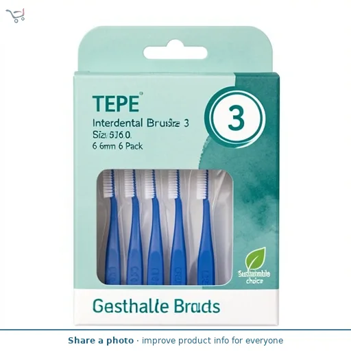 TePe Interdental Brush Size 3 0.6mm 6 Pack