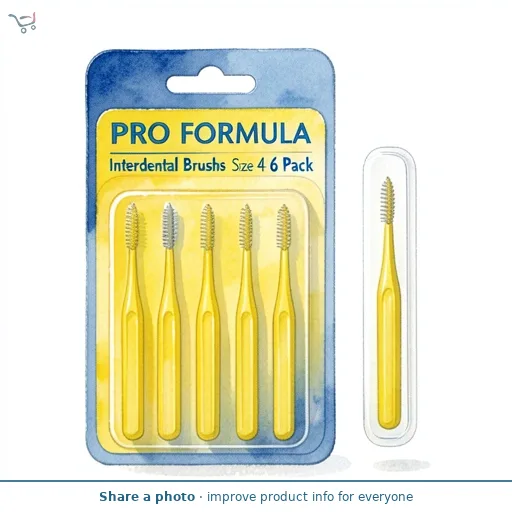 Pro Formula Interdental Brushes Size 4 6 Pack