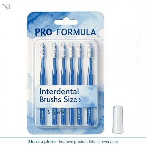 Pro Formula Interdental Brushes Size 3 6 Pack