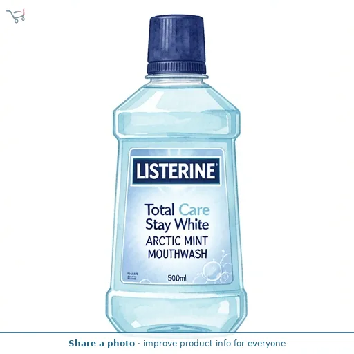Listerine Total Care Stay White Arctic Mint Mouthwash 500ml