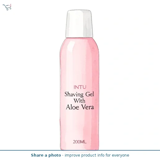 Intu Shaving Gel With Aloe Vera 200Ml