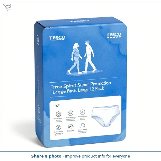 Tesco Free Spirit Super Protection Large Pants 12 Pack