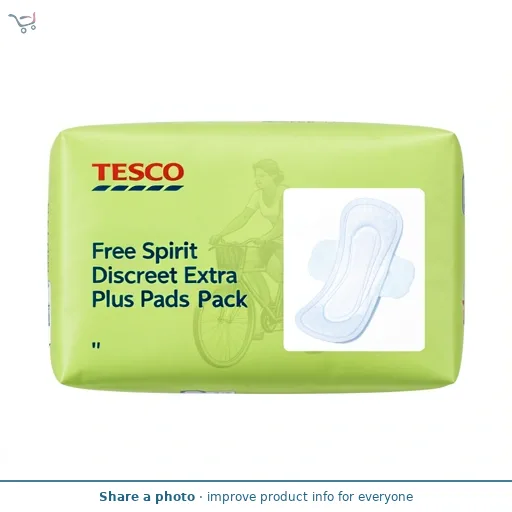 Tesco Free Spirit Discreet Extra Plus Pads 8 Pack