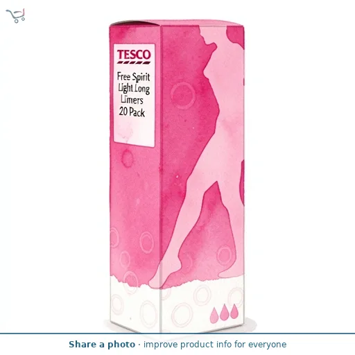 Tesco Free Spirit Light Long Liners 20 Pack