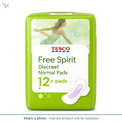 Tesco Free Spirit Discreet Normal Pads 12 Pack
