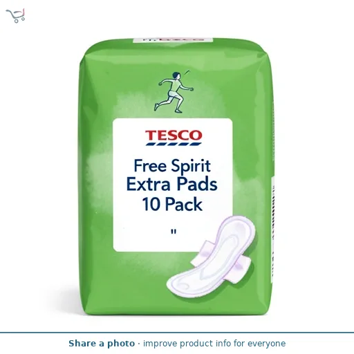 Tesco Free Spirit Extra Pads 10 Pack