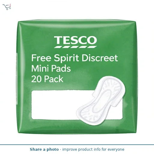 Tesco Free Spirit Discreet Mini Pads 20 Pack